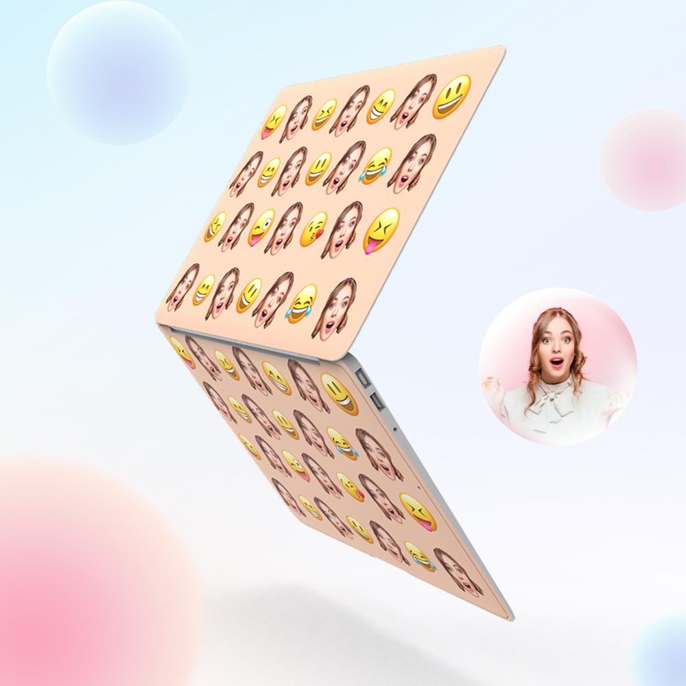 Custom Face Laptop Sticker Laptop Skin Cover Gifts for Friends - Giftlab