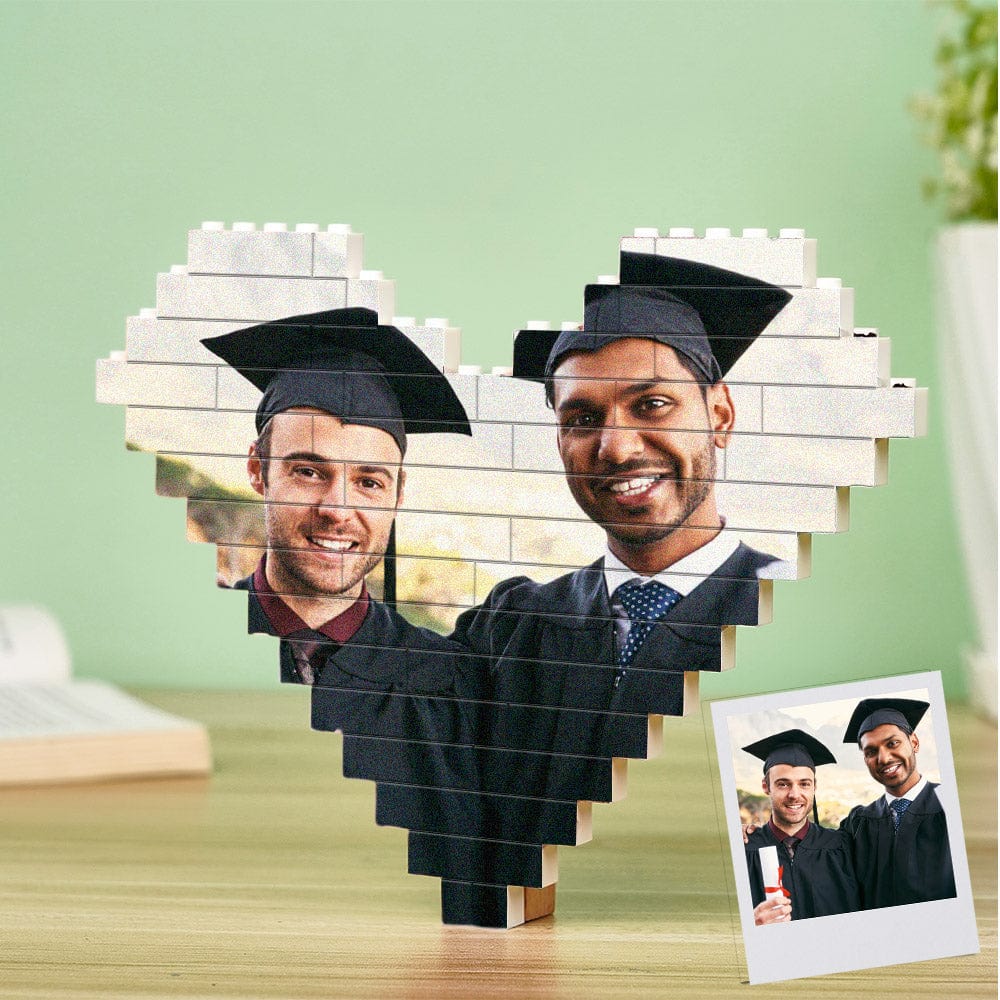 Custom Photo Building Brick Personalized Block Graduation Gifts for Friends - Giftlab