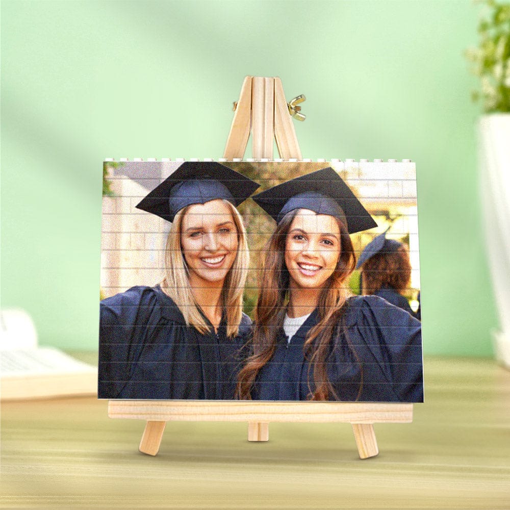 Graduation Gifts Custom Photo Building Brick Personalized Block for Friends - Giftlab