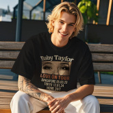 Custom Photo Girlfriend Eyes Love on Tour Shirt With Text