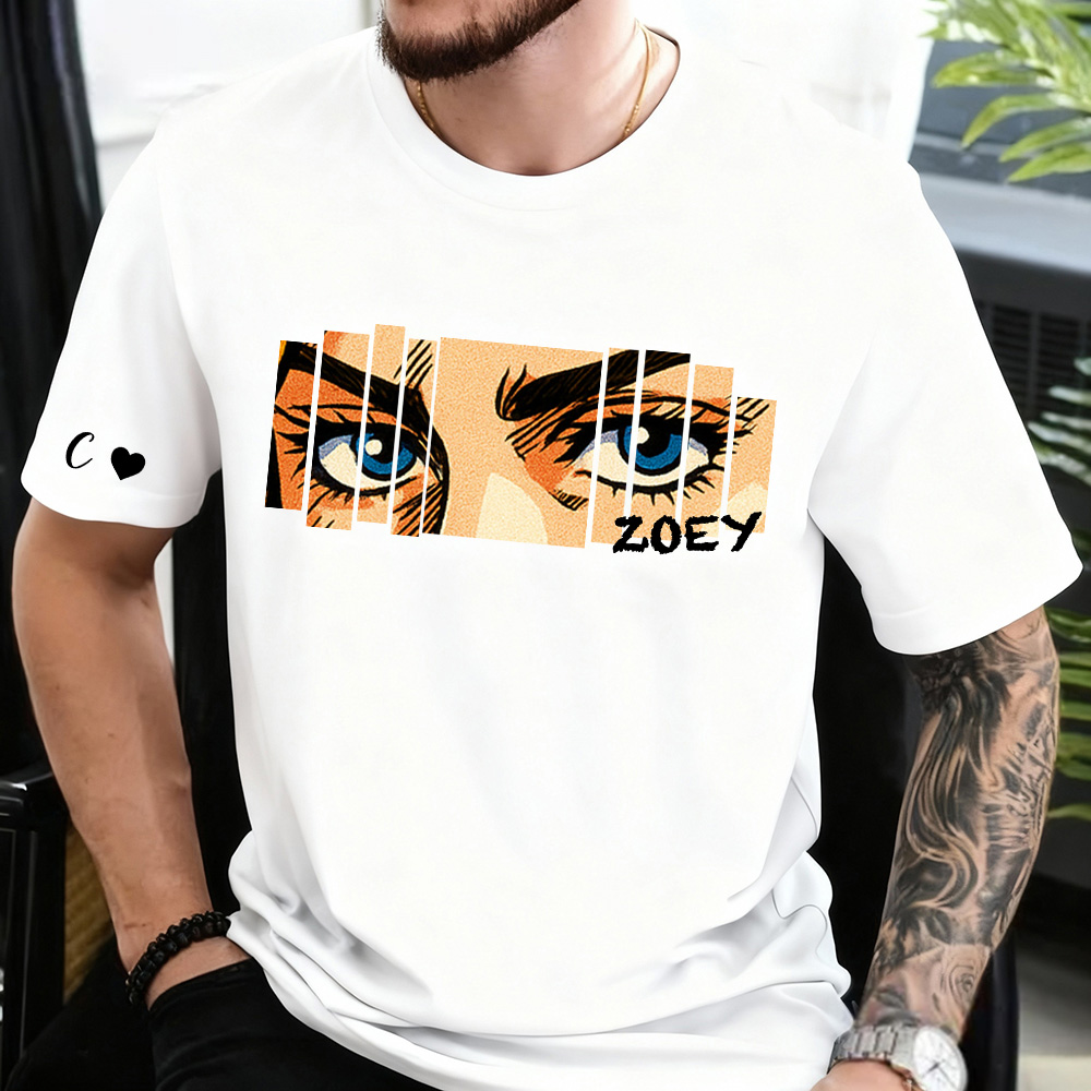 Custom Eyes Shirt Retro Comic Art