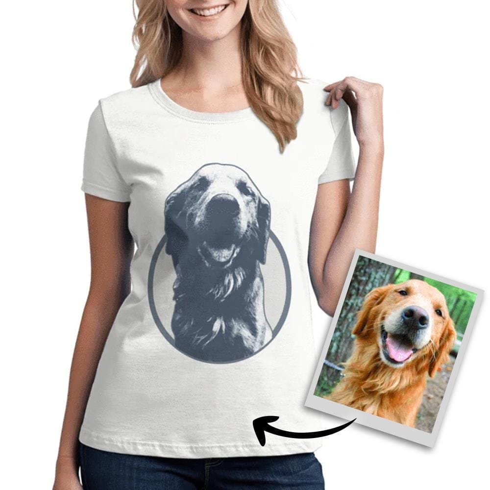 Custom Photo T-shirt Memorial Gift For Pet Lover - Giftlab