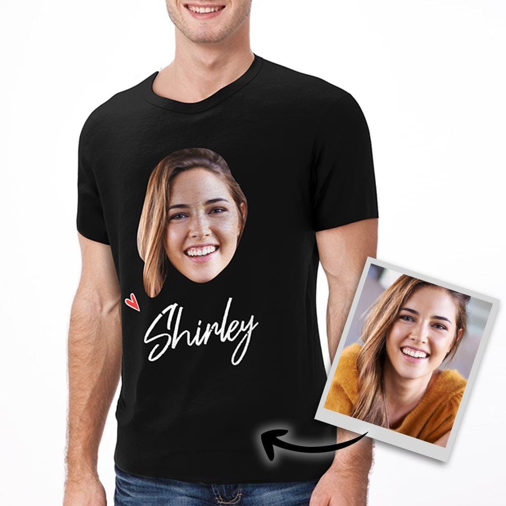 Face T-shirt Custom Photo T-shirt Anniversary Gift - Giftlab