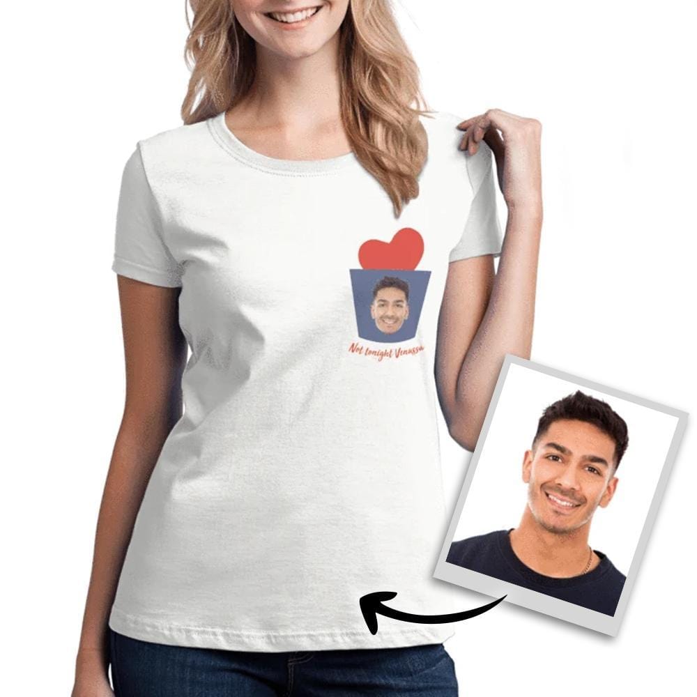 Face T-shirt Custom Shirt Long-distance Relationship Gift - Giftlab