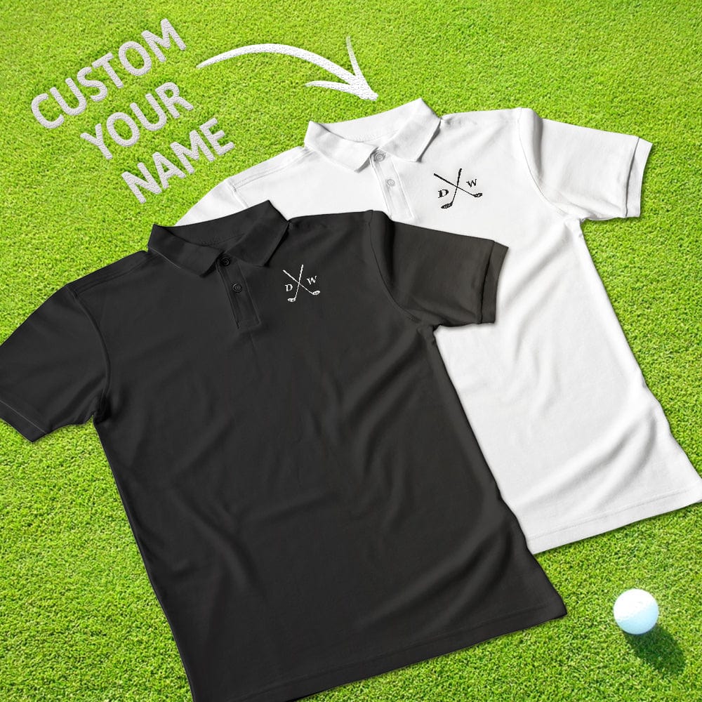 Custom Polo Shirts Womens Embroidered Golf Shirts Short Sleeve Personalized Gifts for Her - Giftlab