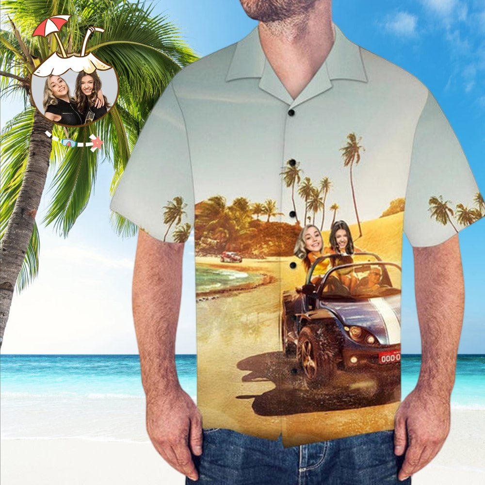Custom Photo Hawaiian Shirt Summer Gift - Giftlab