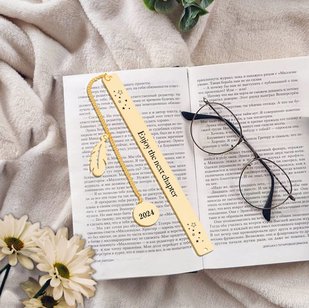 Personalized Bookmark Custom Text Bookmark Back to School Gift for Reader - Giftlab