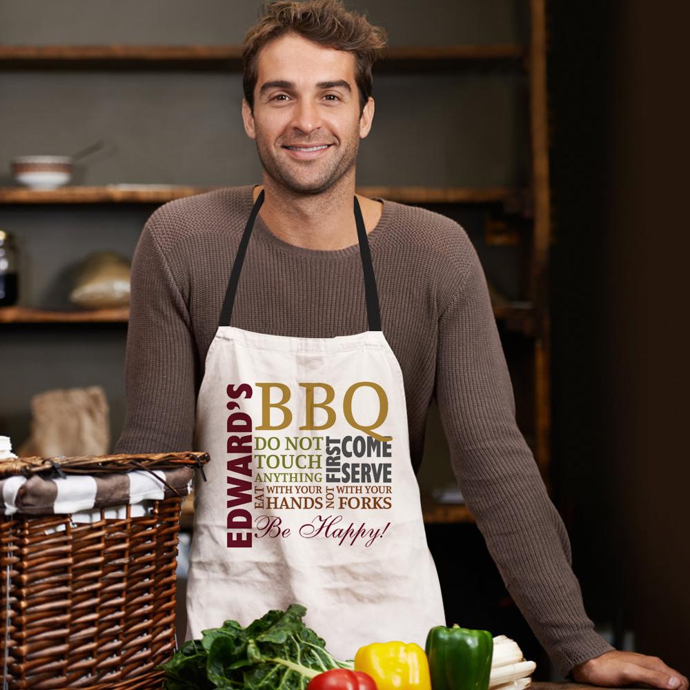 Custom Printed Apron Kitchen Gift For Chef - Giftlab