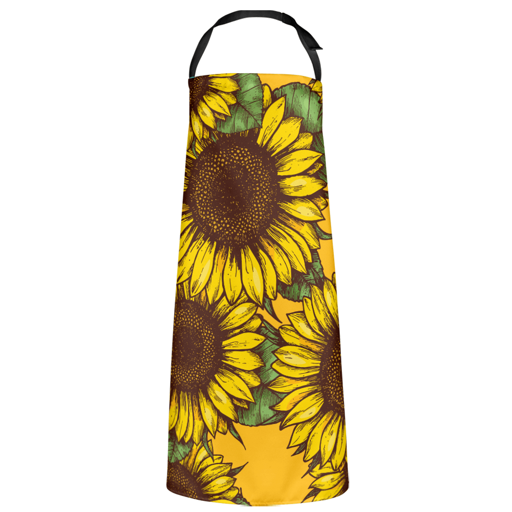 Personalized Photo Apron Funny Apron Sunflower Gifts for Her - Giftlab