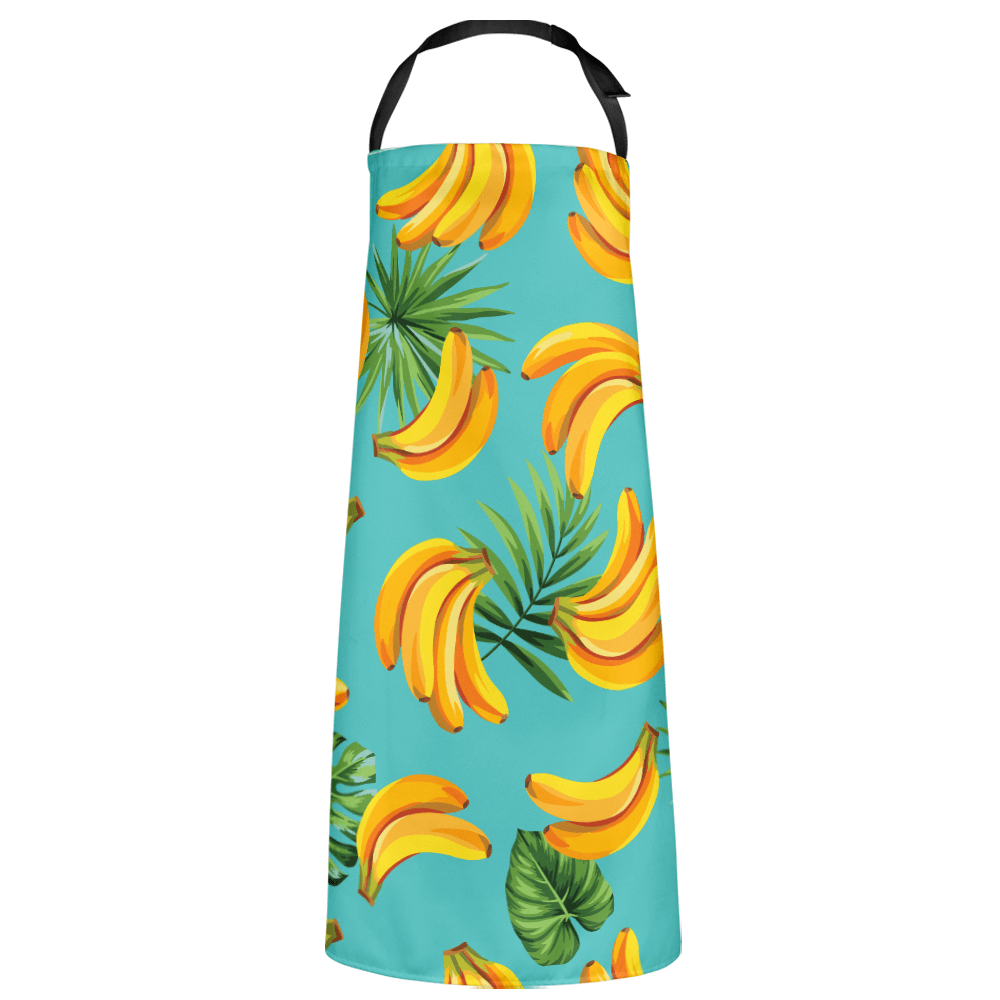 Funny Apron Tropical Palm Leaves and Bananas Kitchen Gifts - Giftlab