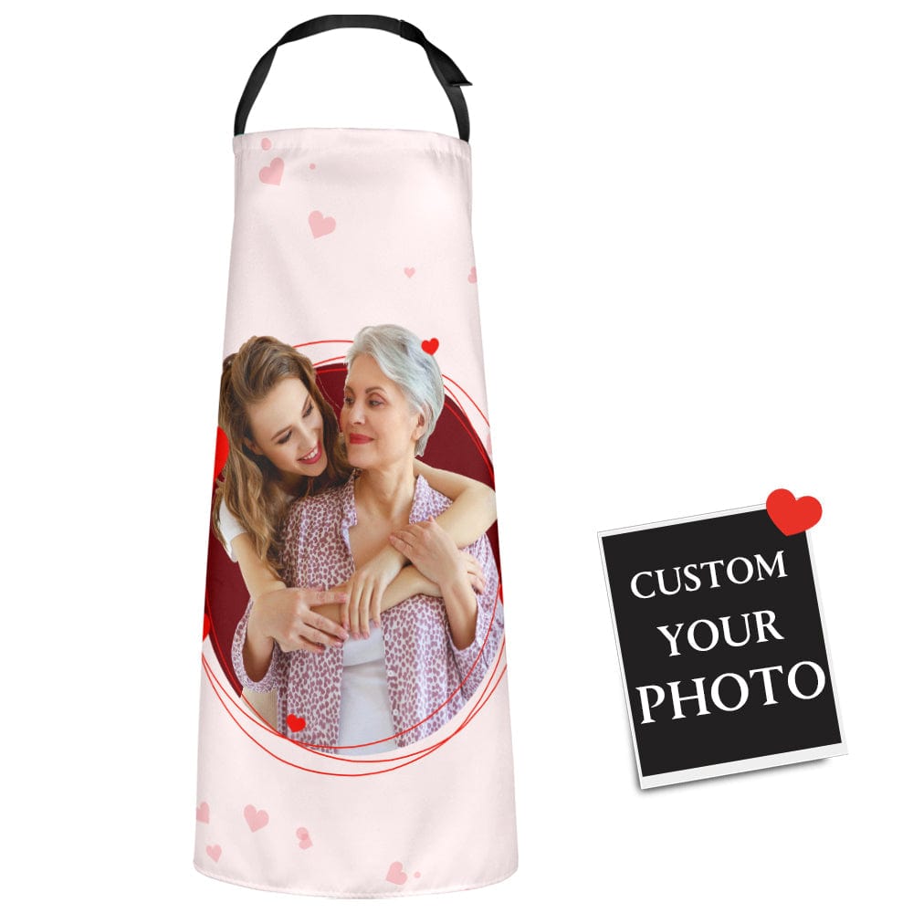 Custom Photo Apron Personalized Mother's Day Apron Gift for Mom - Giftlab