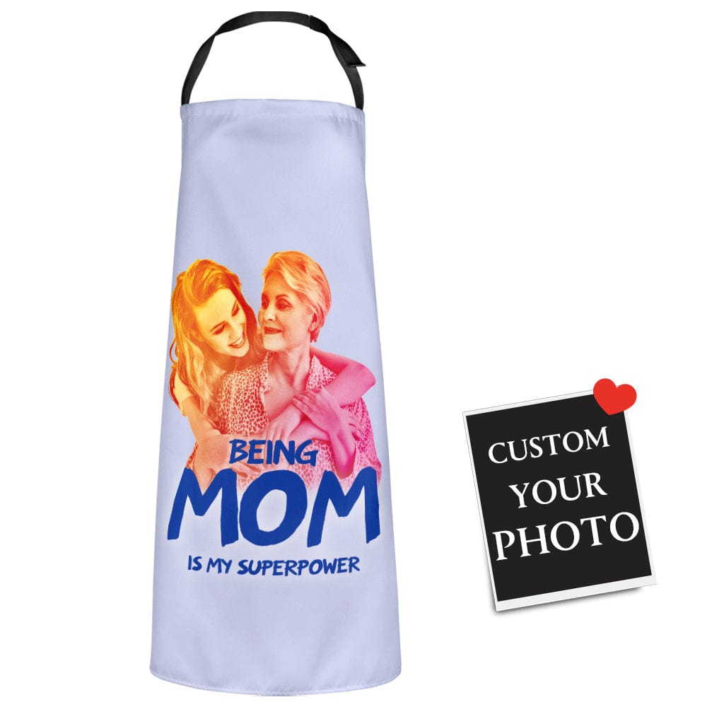 Custom Photo Apron Mother's Day Apron Personalized Gifts for Mom - Giftlab