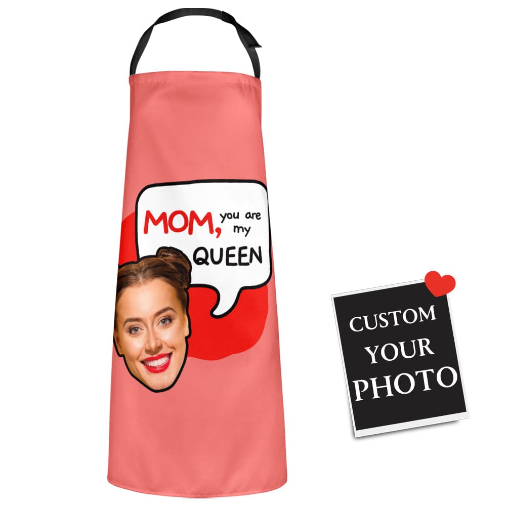 Custom Mother's Day Apron Personalized Photo Apron Gift for Mom - Giftlab