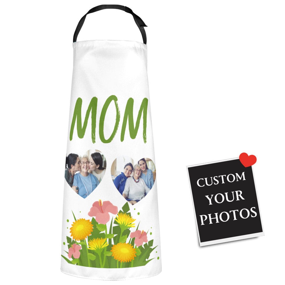 Mother's Day Apron Custom Apron with Photo Gift for Her - Giftlab