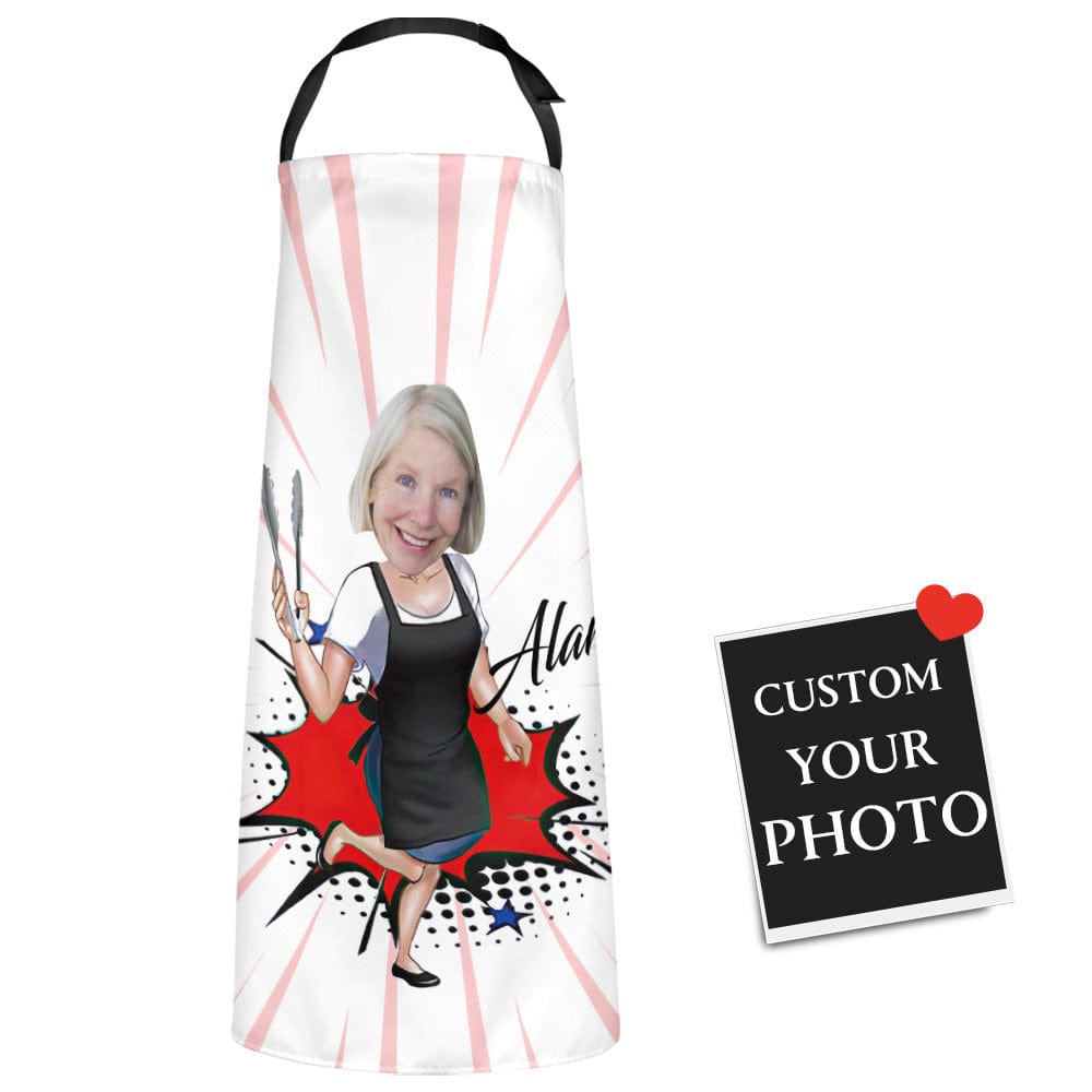 Mother's Day Apron Personalized Face Apron the Best Gifts for Mom - Giftlab