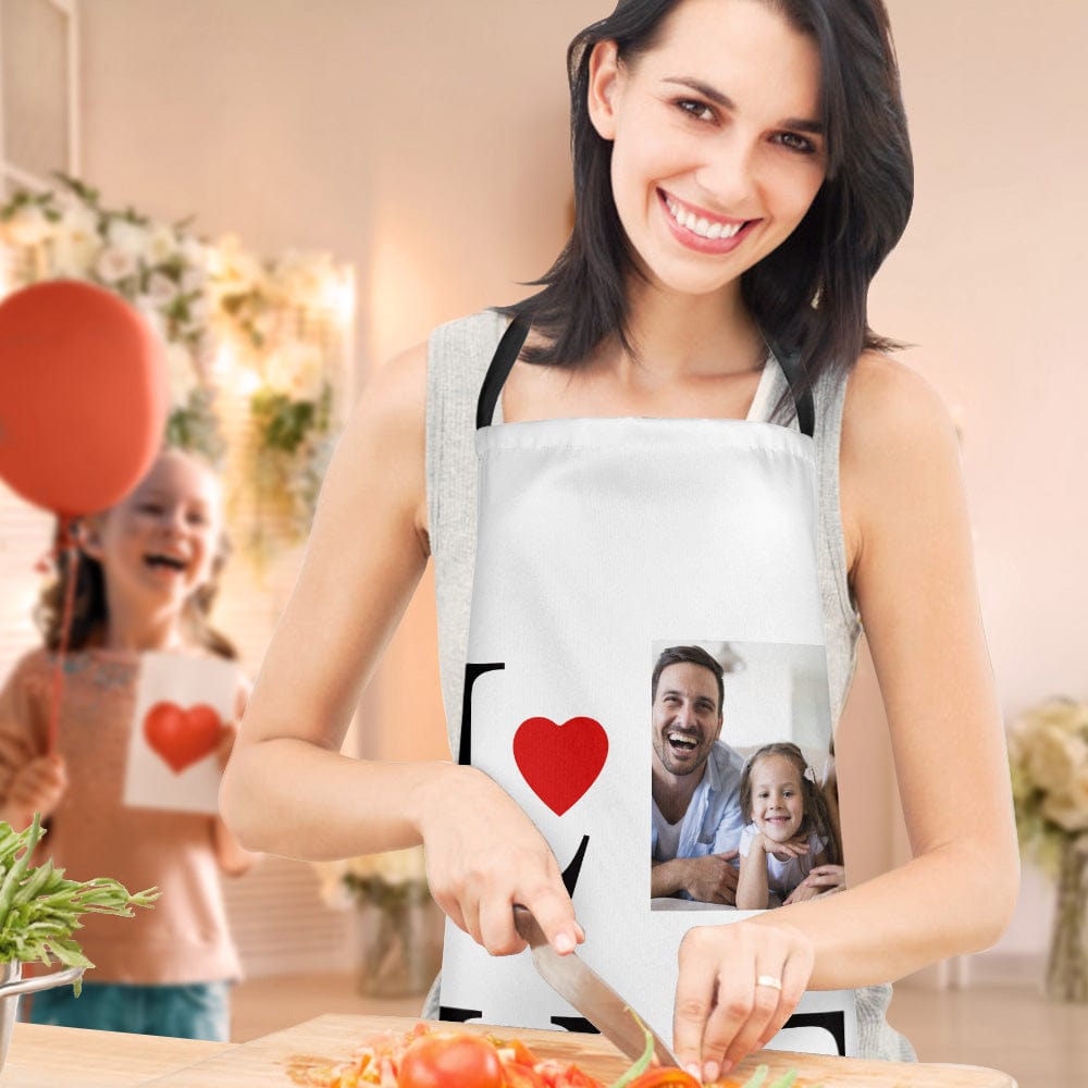 Mother's Day Apron Personalized Photo Apron Gifts for Your Favorite Mom - Giftlab