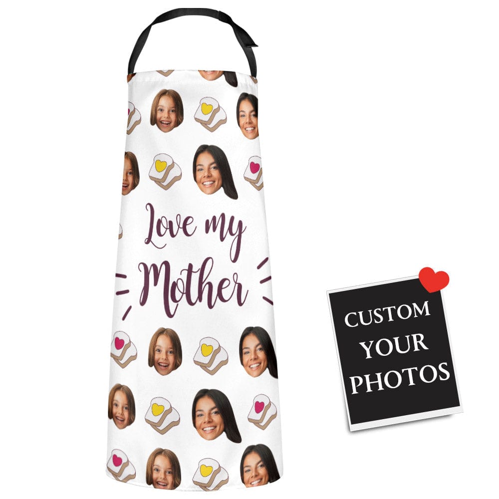Mother's Day Apron Custom Face Apron Mother's Day Gifts - Giftlab