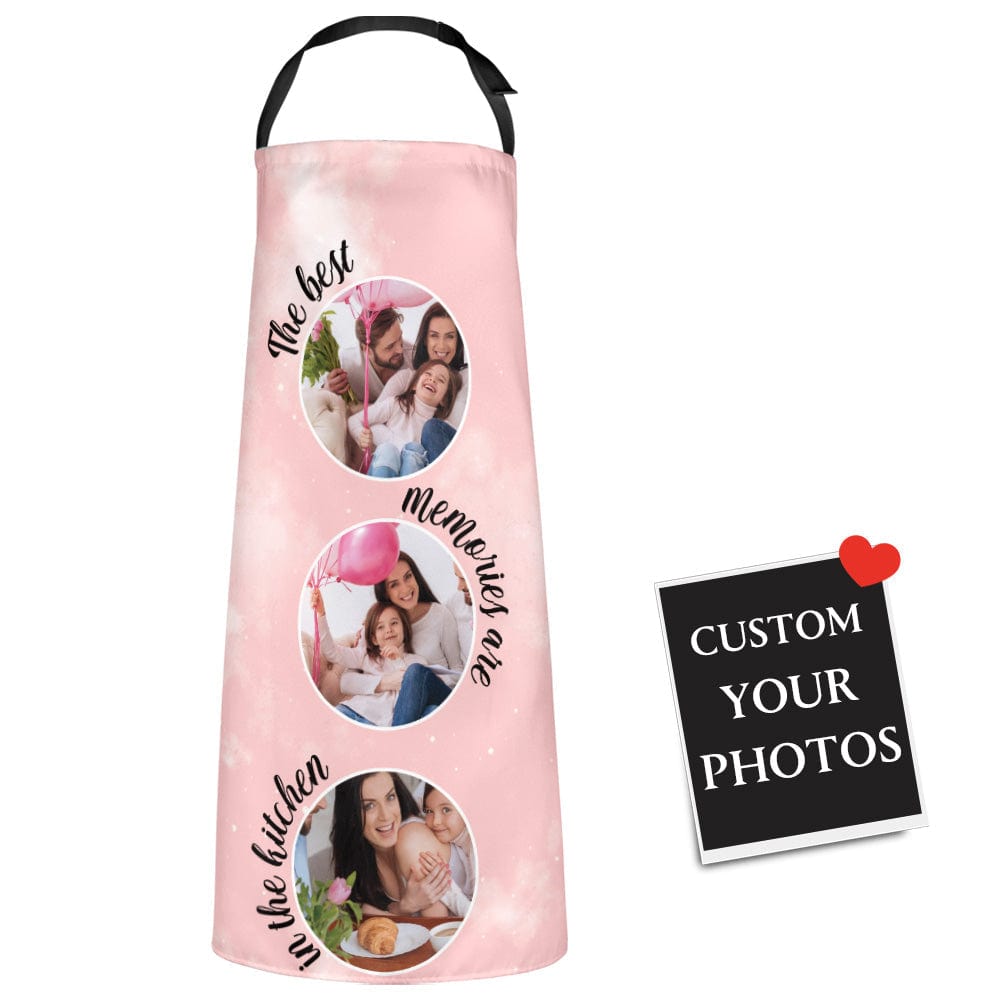Mother's Day Apron Custom Aprons with Pictures Gifts for Mom - Giftlab
