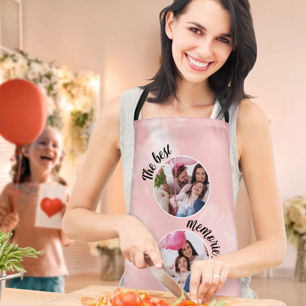 Mother's Day Apron Custom Aprons with Pictures Gifts for Mom - Giftlab