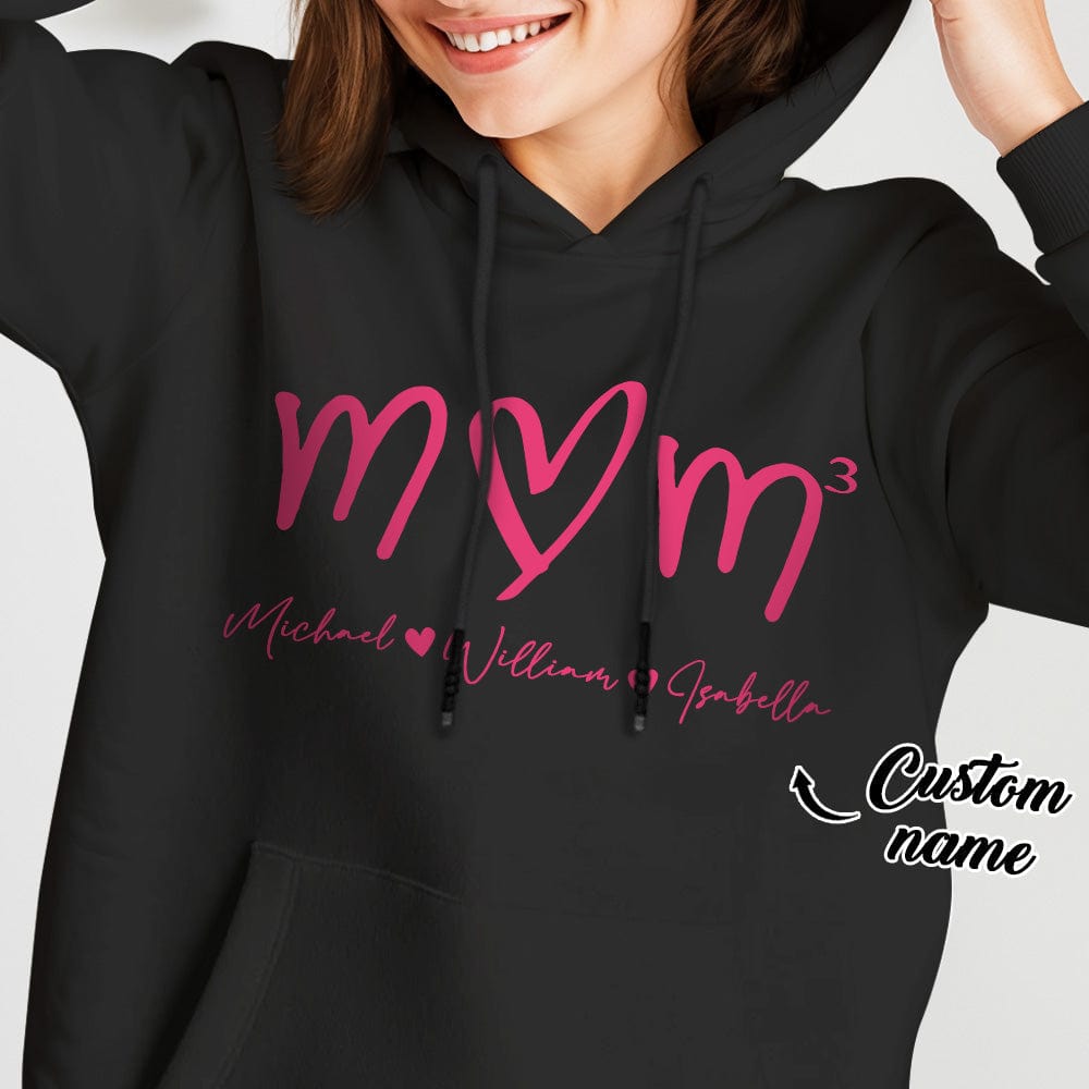 Custom Mama Hoodie with Kids Name Personalized Name Hoodie Mother's Day Gift - Giftlab