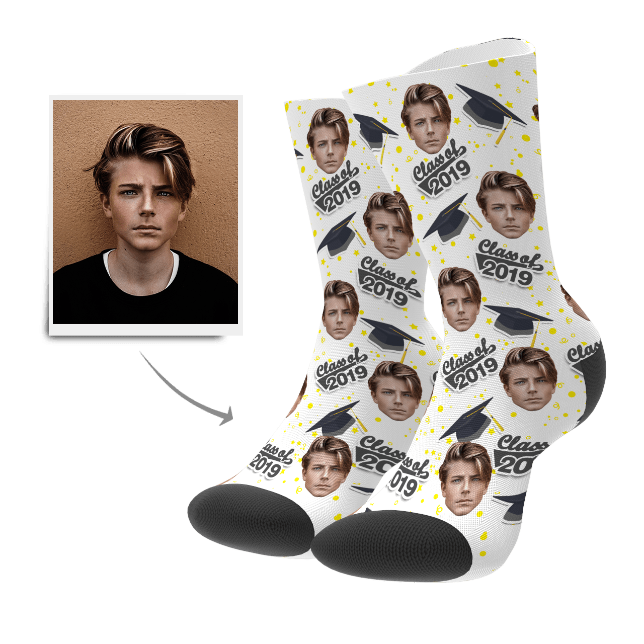 Graduation Socks Gifts Custom Graduation Memorial Gifts - Giftlab