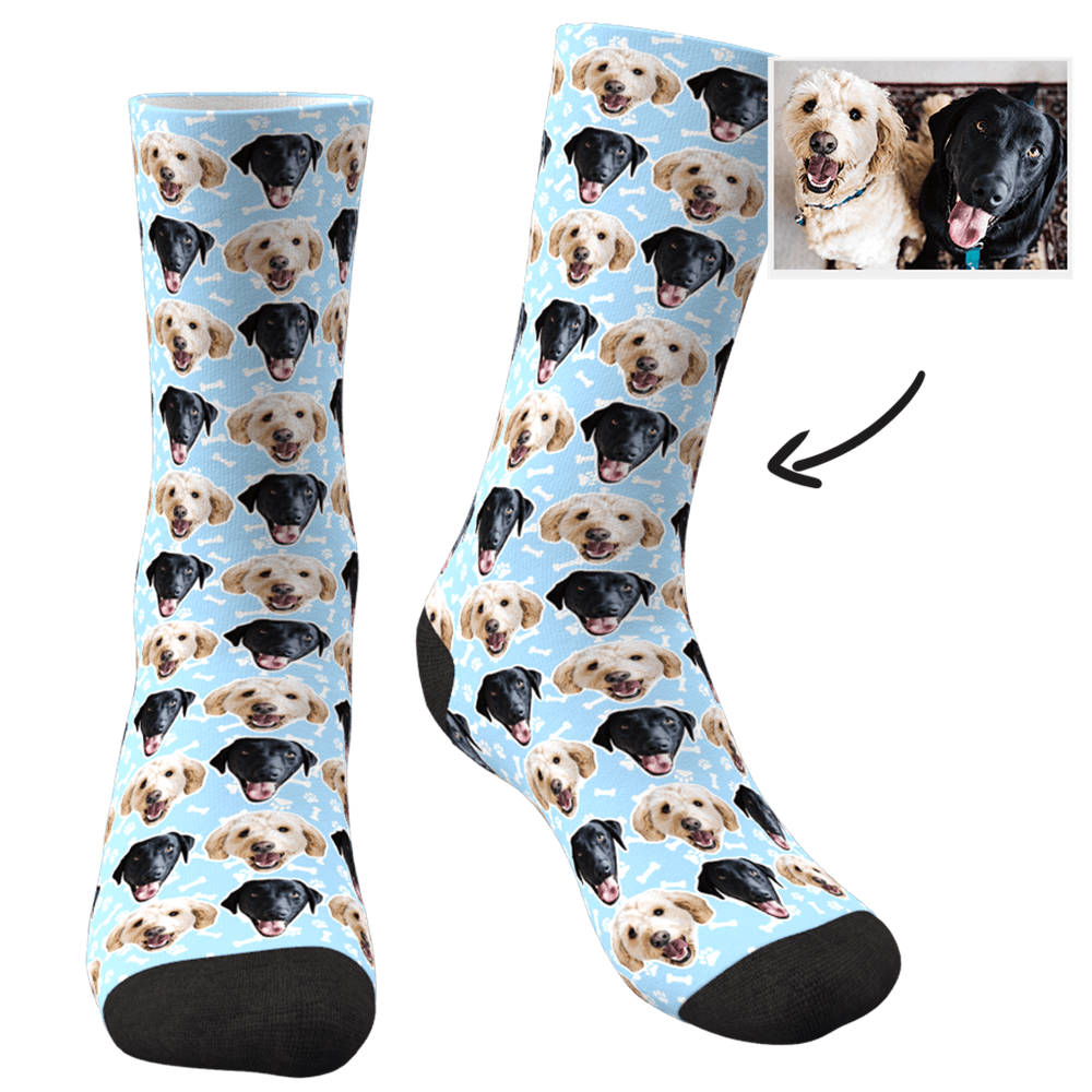 Custom Dog Socks Dog Owners Gift Pet Sympathy Gift - Giftlab
