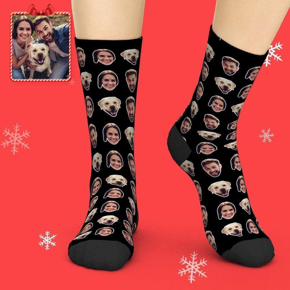 20%OFF Custom Colorful Socks With Your Photo Gifts for Him - Giftlab