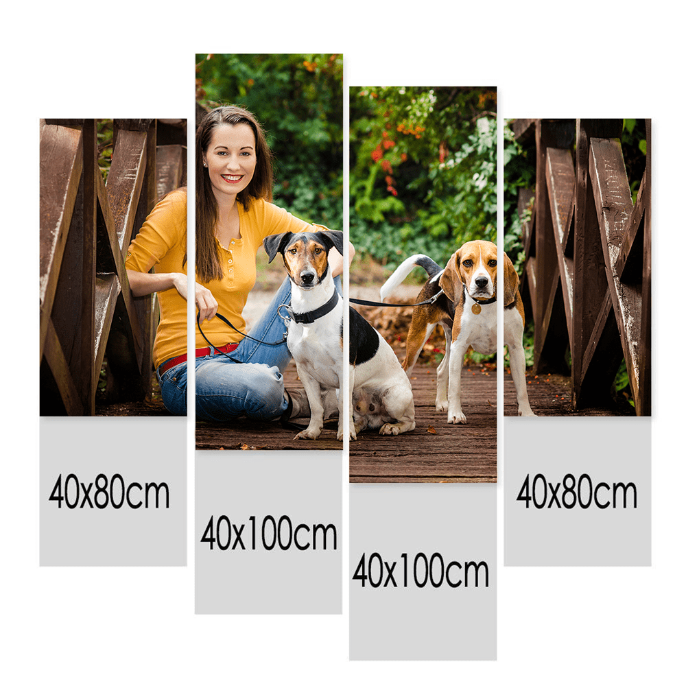 Personalized Canvas Print Gift For Dog Owner - 4 Pcs - Giftlab