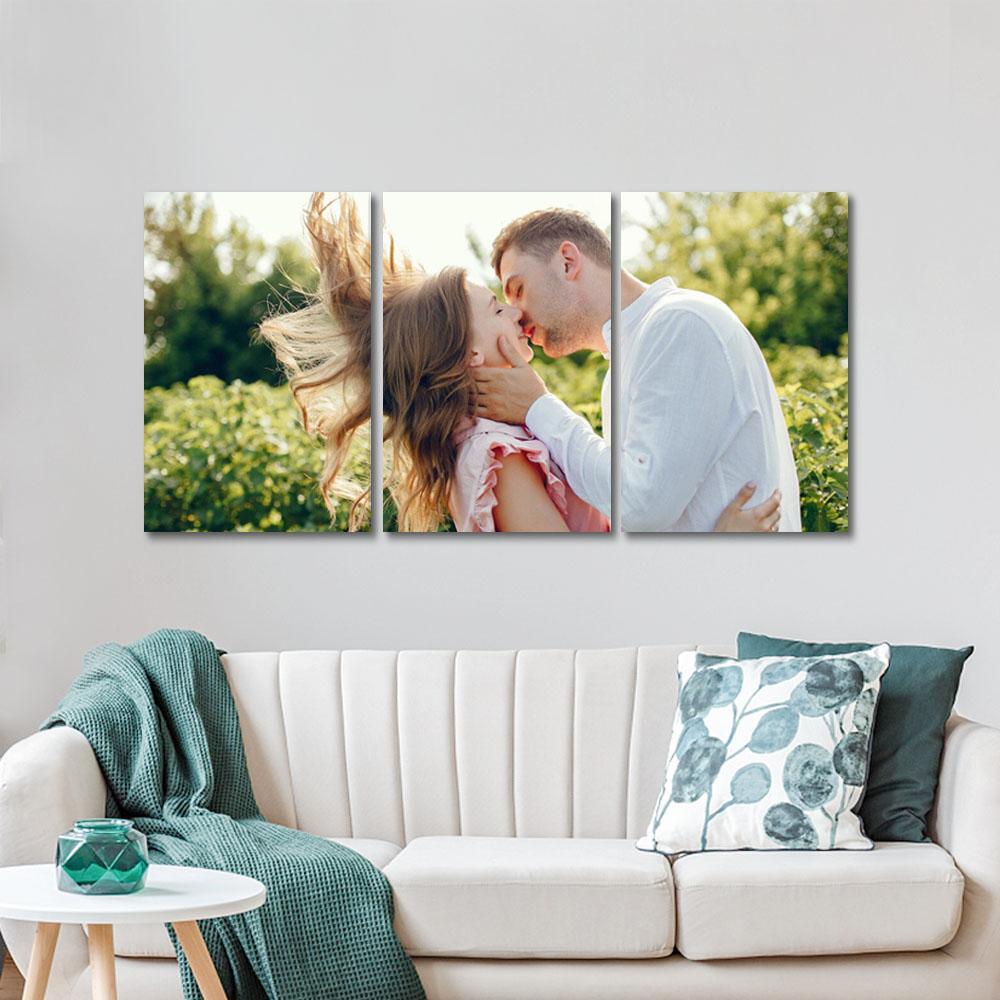 Anniversary Gift Personalized Canvas Print - 3pcs - Giftlab