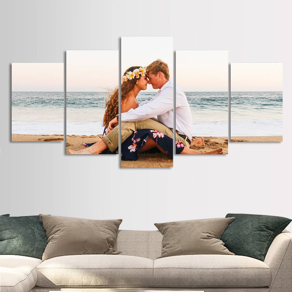 Anniversary Gift Custom Canvas Print Family Gifts Wall Decor - 5pcs - Giftlab