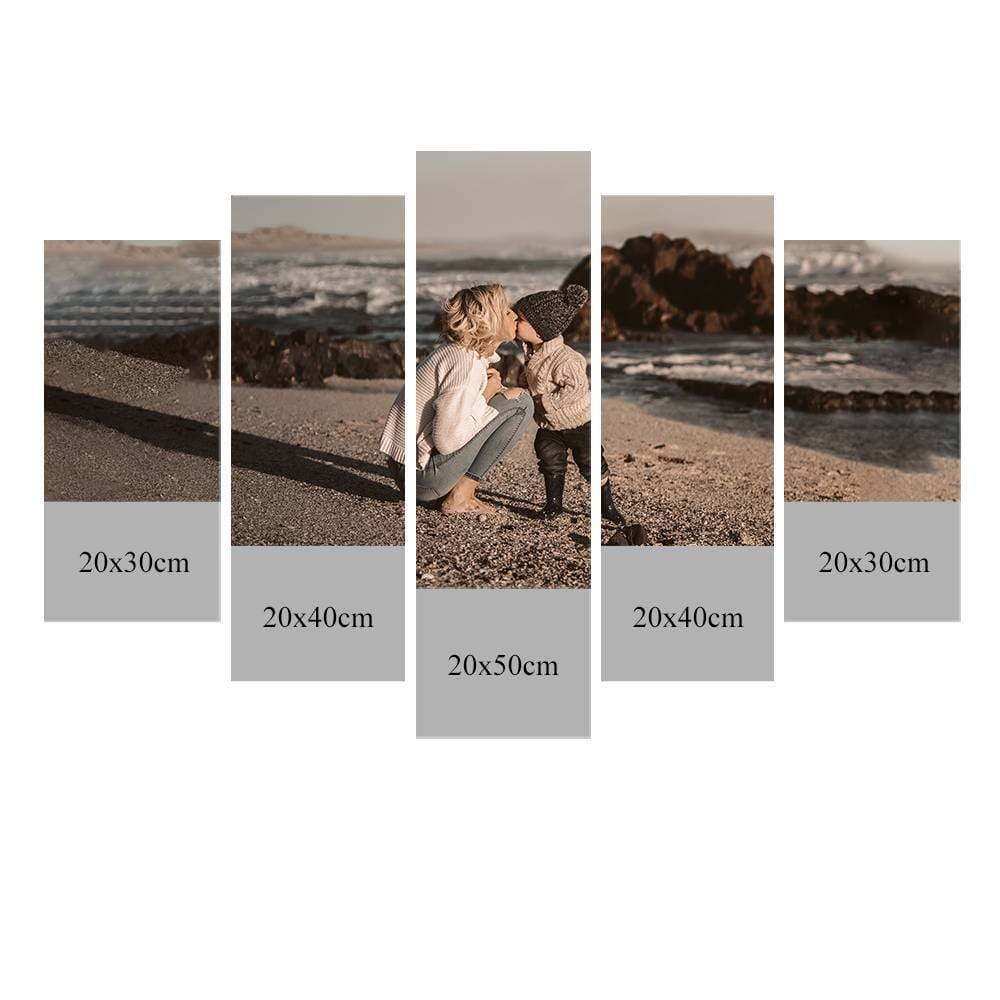 Mother's Day Gift Personalized Canvas Print Gift For Mom - 5pcs - Giftlab