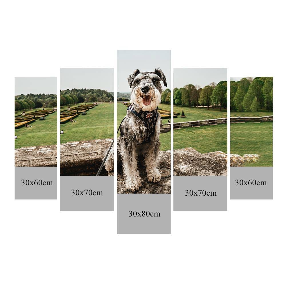 Pet Memorial Gifts Custom Wall Art Gift For Dog Owners - 5pcs - Giftlab