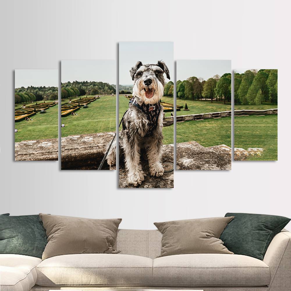 Pet Memorial Gifts Custom Wall Art Gift For Dog Owners - 5pcs - Giftlab