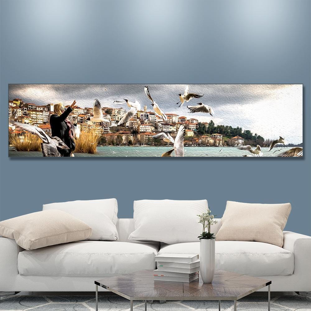 Family Gift Large Custom Canvas Prints Wall Art - 120*30cm - Giftlab