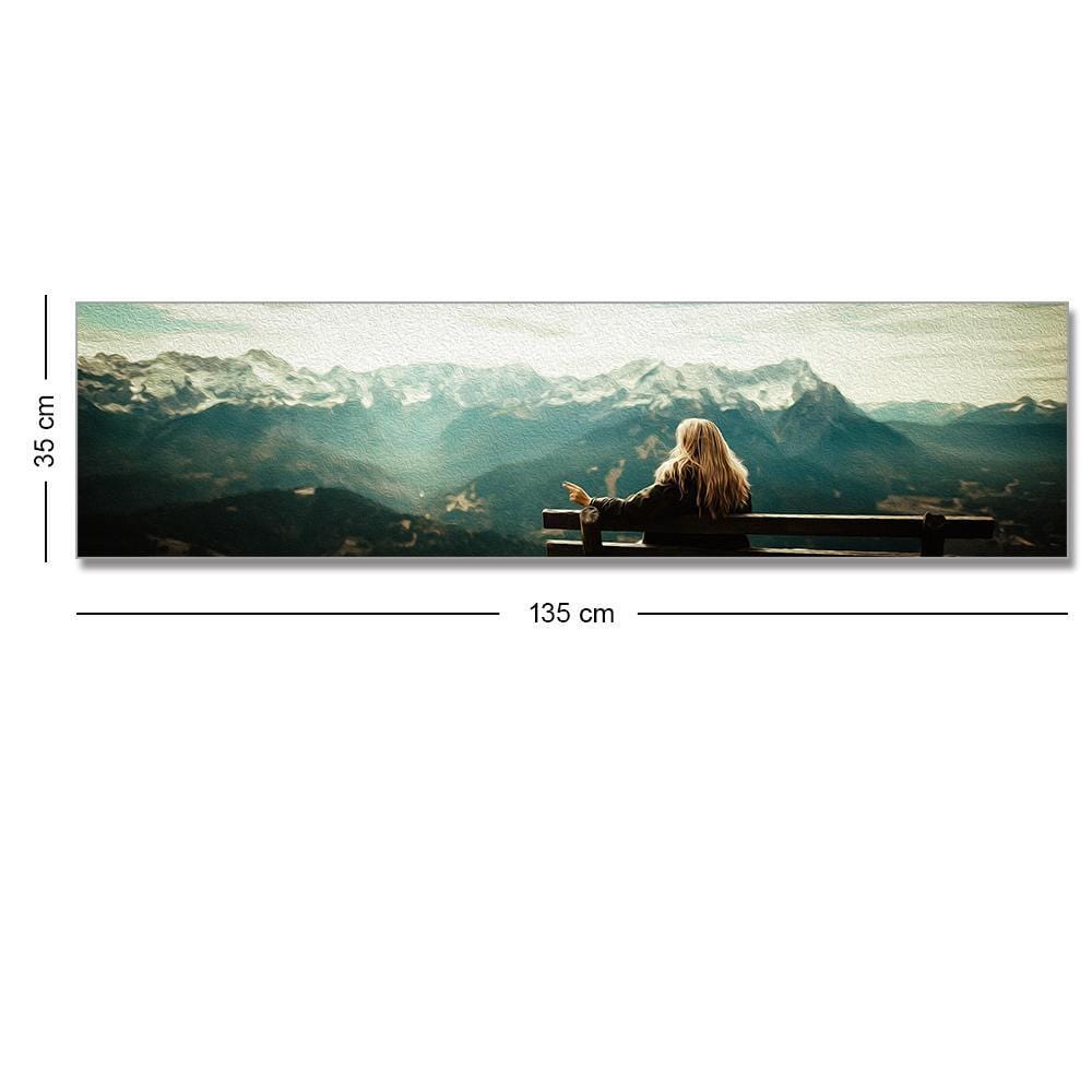 Large Custom Canvas Print Housewarming Gift for Women- 135*35cm - Giftlab