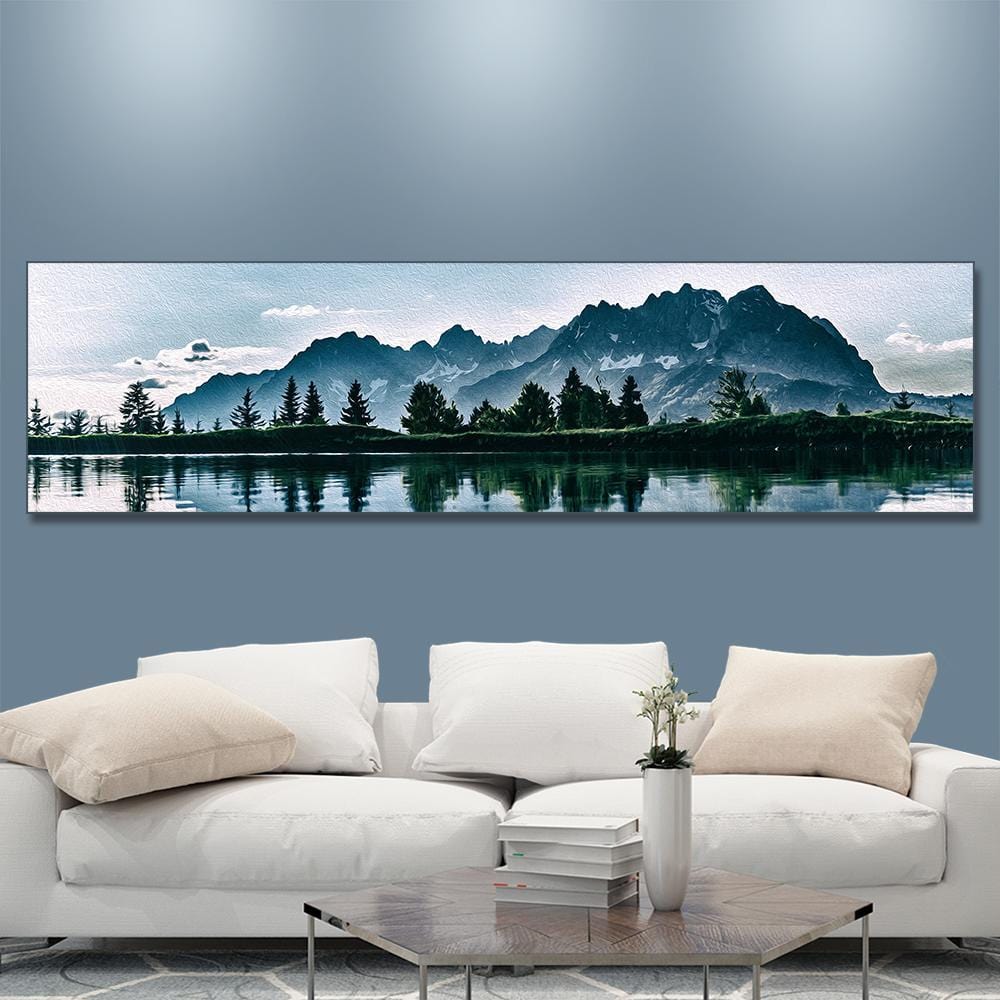Custom Canvas Family Gifts Panoramic Photo Home Decor Living Room Gifts - 150*40cm - Giftlab
