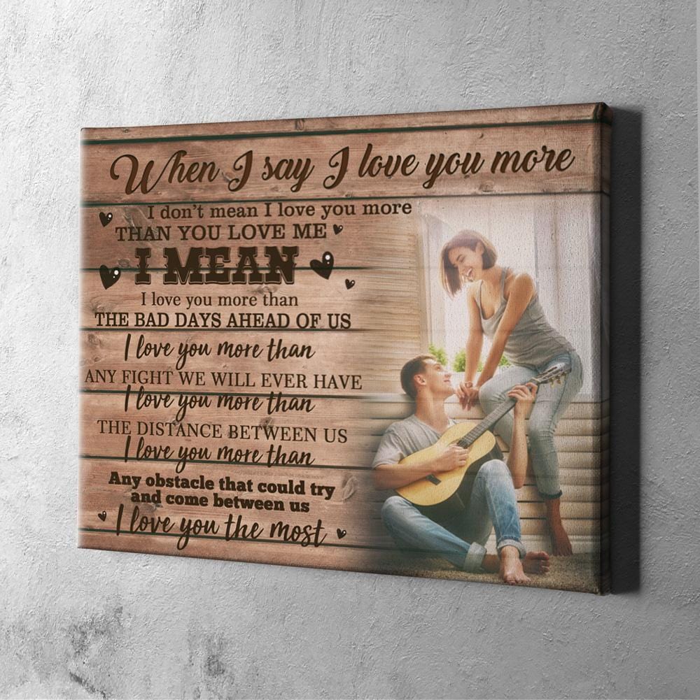 Custom Canvas Print Photo Wall Decor Gift for Couple - Giftlab