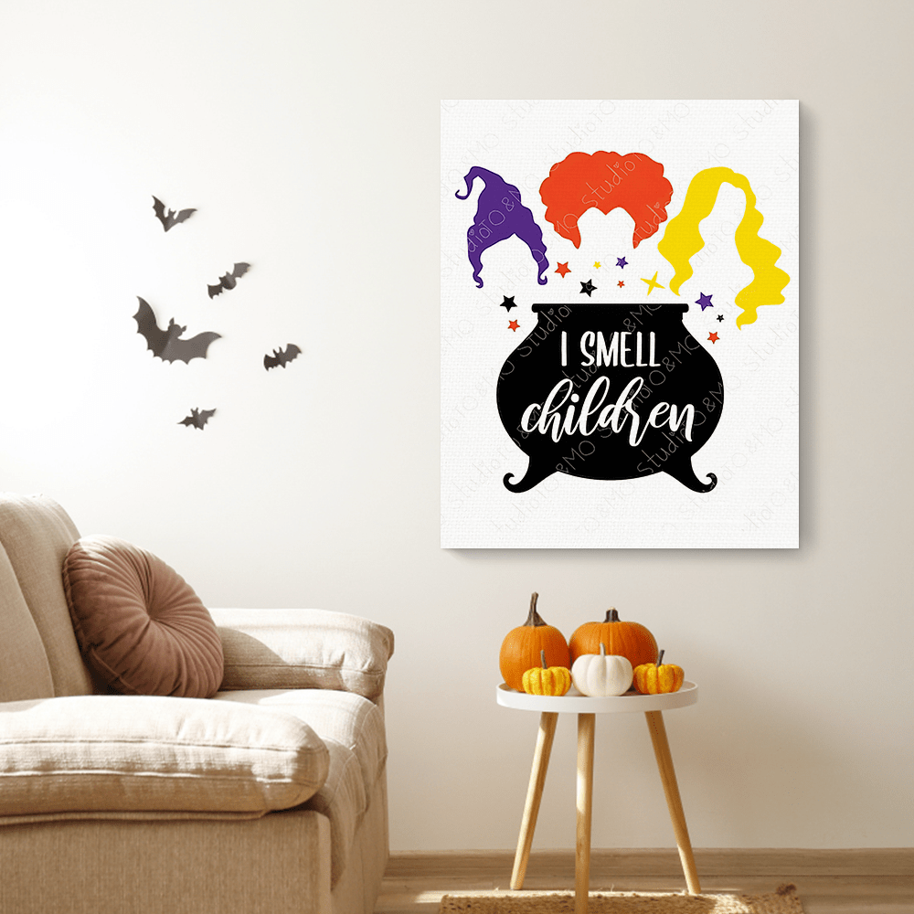 Halloween Canvas Painting Hocus Pocus Canvas Sanderson Sister Canvas Halloween Party Decor - Giftlab
