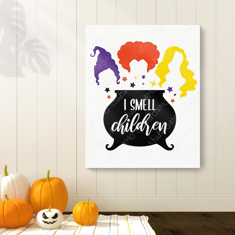 Halloween Canvas Painting Hocus Pocus Canvas Sanderson Sister Canvas Halloween Party Decor - Giftlab