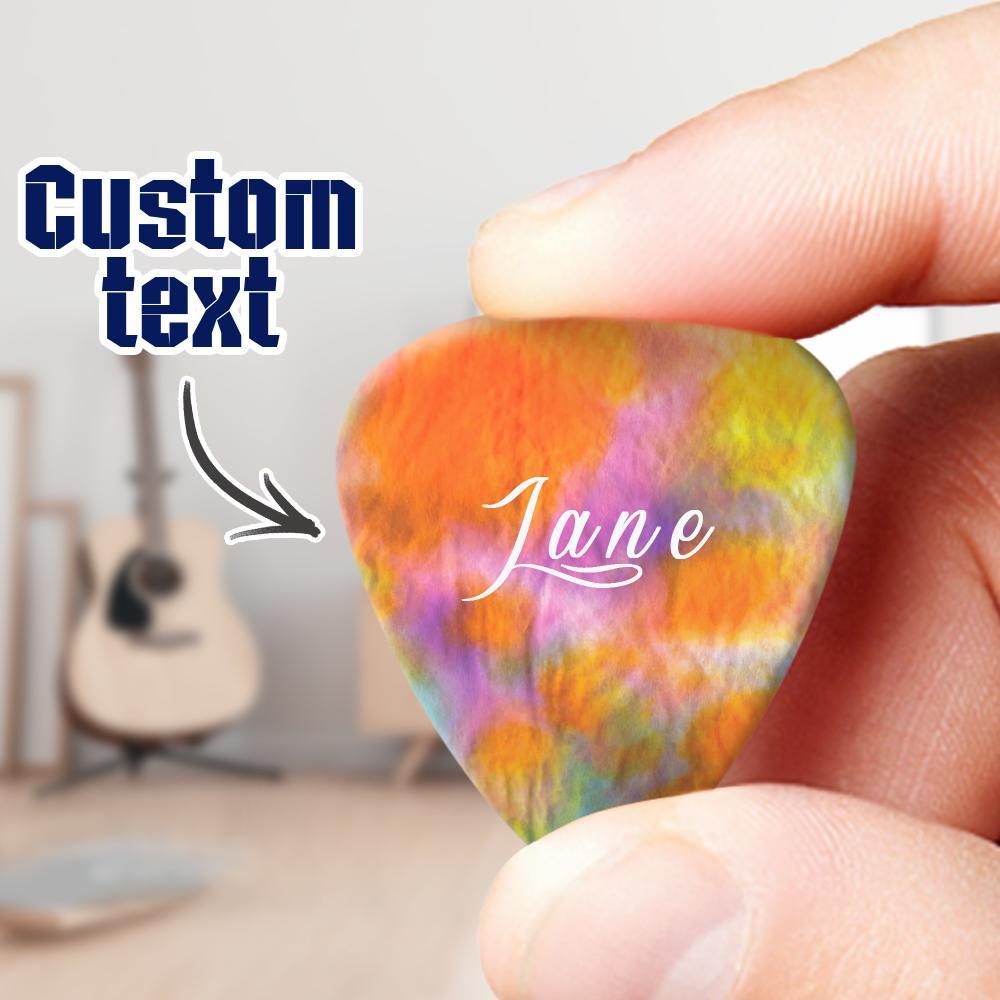 Best Friend Gift Custom Guitar Pick Anniversary Gift - 6pcs - Giftlab
