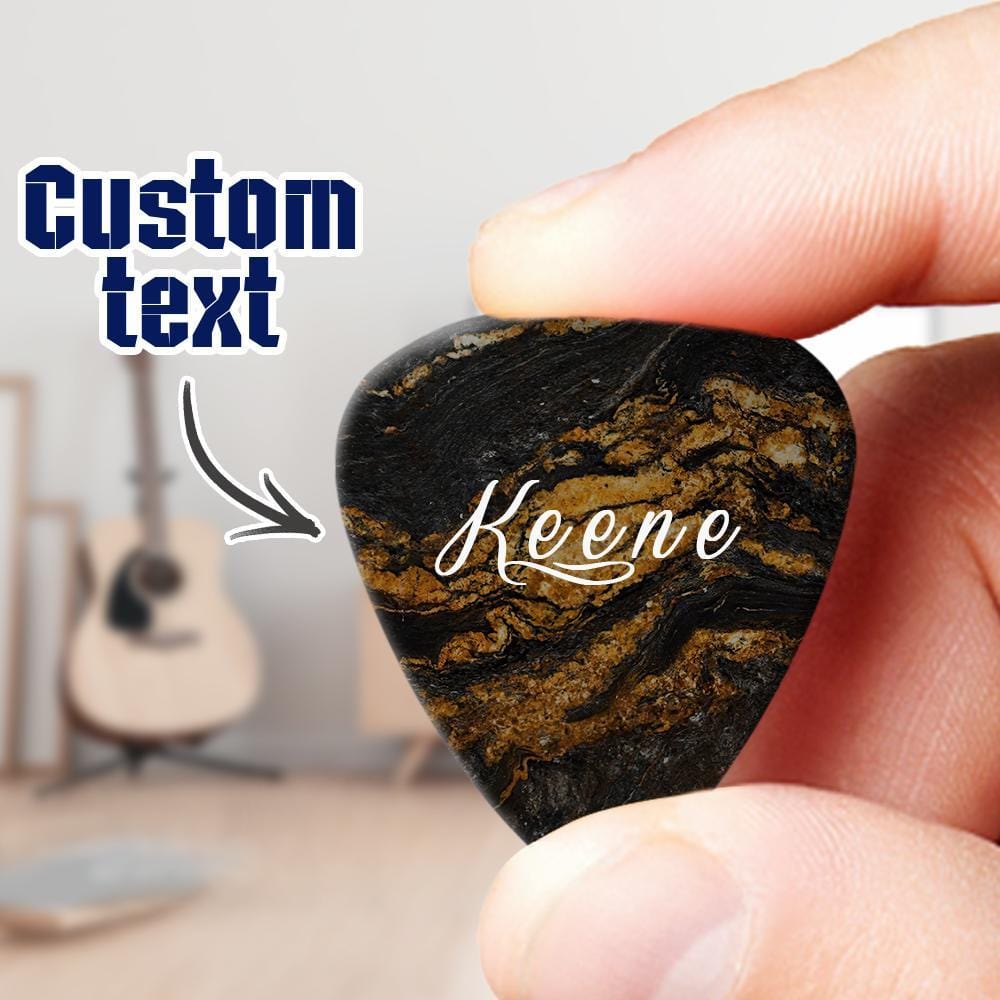 Music Lover Gift Engraved Guitar Pick Gift - 6pcs - Giftlab