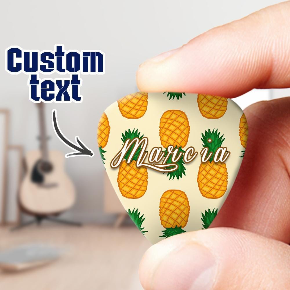 Pineapple Gift Custom Guitar Pick Gift For Boyfriend - 6pcs - Giftlab