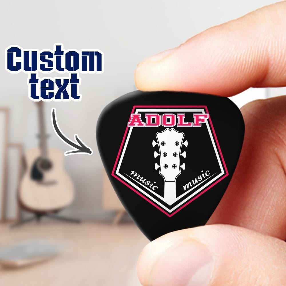 Personalized Guitar Pick Gift For Music Lovers - 6pcs - Giftlab