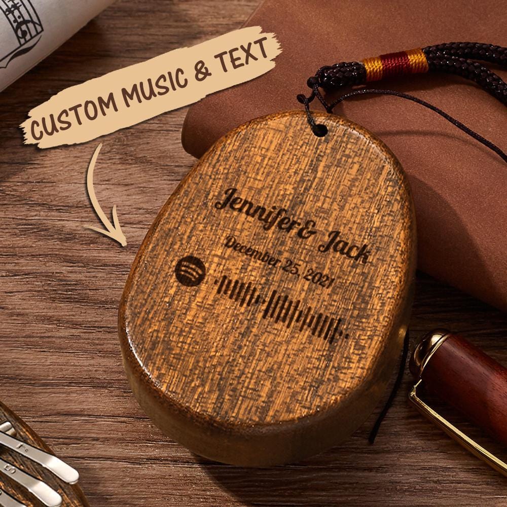 Personalized Mini Kalimba Spotify Code Thumb Piano 8 Keys Valentine's Day Gifts - Giftlab