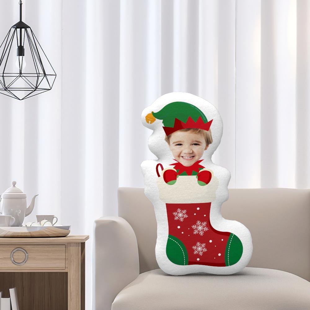 Christmas Gift Stocking Sock Face Pillow - 16*20 inches Gift For Kids - Giftlab