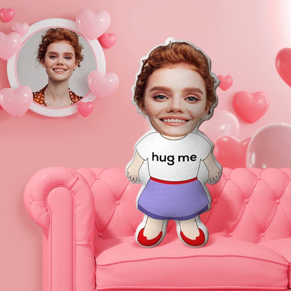 Custom MiniMe Pillow HUG ME Pillow Valentine's Day Gifts - Giftlab