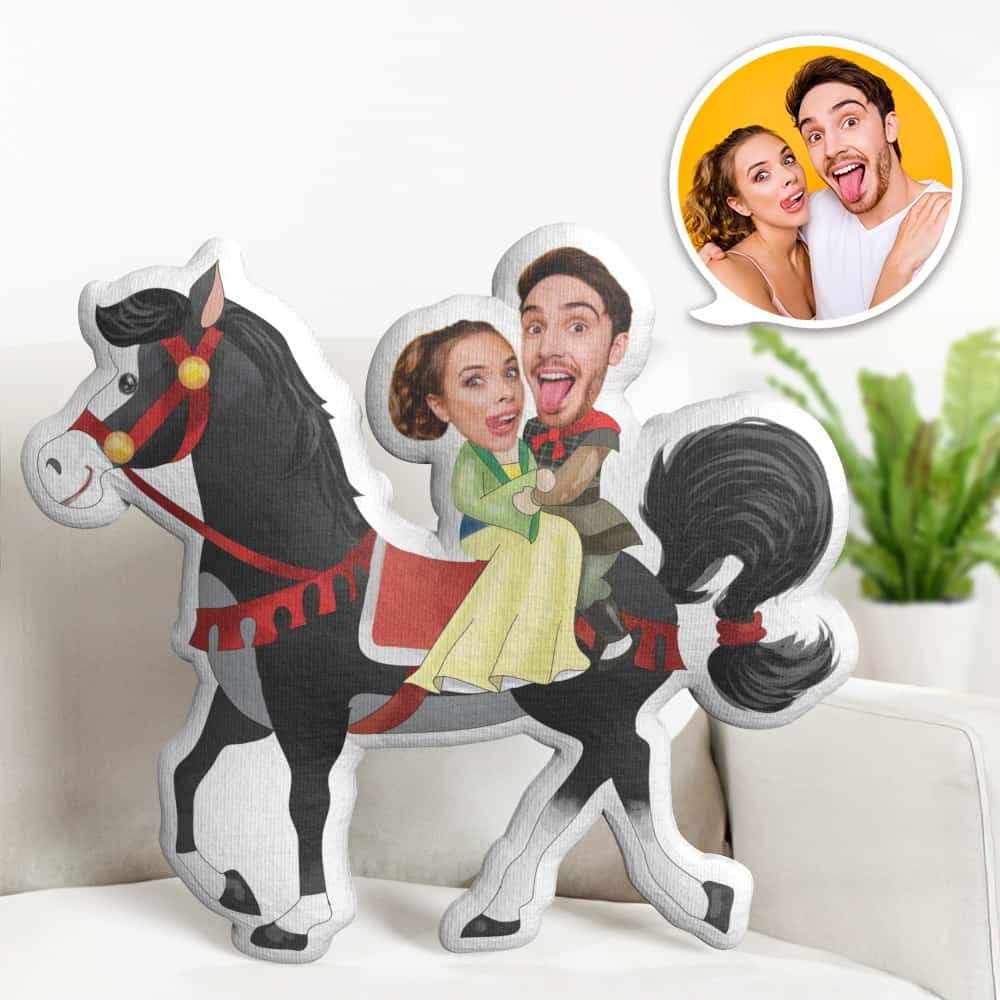 Valentines Gifts Custom MiniMe Pillow Personalized Couple Pillow Unique Photo Pillow Anniversary Gifts - Giftlab