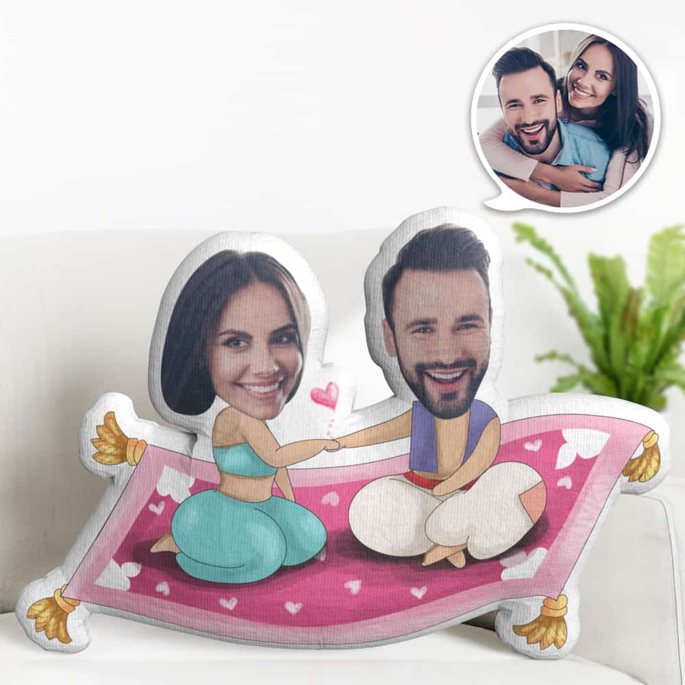 Valentines Gifts Personalized MiniMe Pillow Custom Funny Couple Pillow Gifts Birthday Gifts - Giftlab