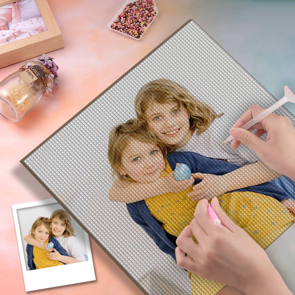 Best Friend Anniversary Gift Picture Diamond Painting Gifts Sympathy Gifts for Kids - 5 Sizes - Giftlab