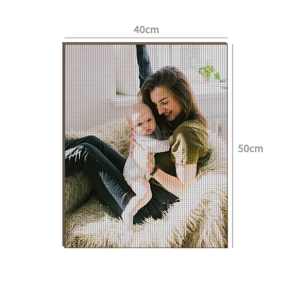 Family Gift Photo Diamond Painting Kits DIY Gift For New Mom - 5 Sizes - Giftlab